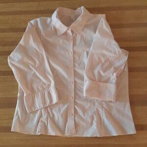 Old Navy Perfect Fit Pink Button Down Shirt XXL